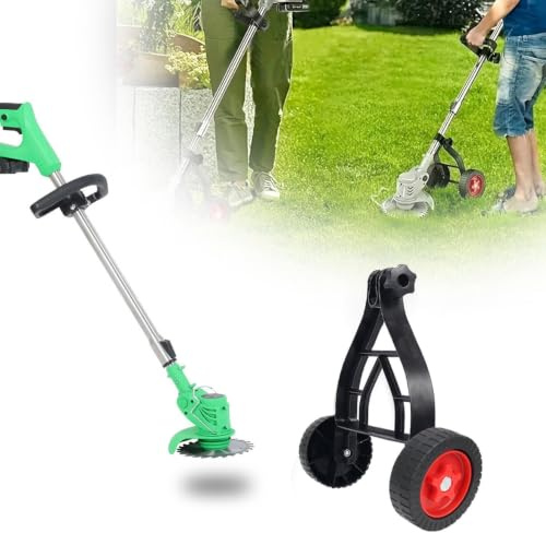 Stütz Für Rasentrimmer, Verstellbare Hilfs, Rasenmäher Stützrad, Stützrad Für Trimmer, Rasentrimmer Stützräder, Rasenwerkzeuge, Motorsense Rad Für Rasentrimmer, Rasenkantenschneider
