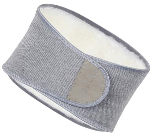 HOODANCOS Adjustable Winter Waist Warmer Belt for Men Women Wear-Resistant Kidney Support Band Reusable Stomach Wrap for Daily Use for Elderly and Cold Weather