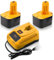 12V 3.6Ah Ni-MH Replacement Battery Compatible with Dewalt 12v Battery DW9071 DW9072 DC9071 DE9037 DE9071 DE9072 DE9074 DE9075 152250-27 397745-01 Cordless Power Tools & 1x DC9310 Charger