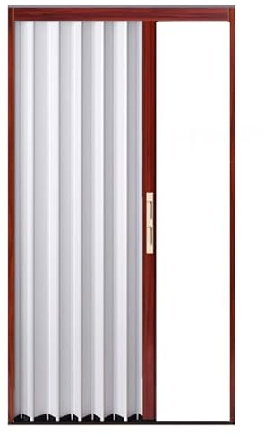 yurstcggh Schiebetür Falttür falttüren innentüren Hinterhof Schuppen Schiebetür Wasserdicht, Raumteiler Mit Akkordeontür Auf Schiene, Falt Für Die Tür 140×206cm