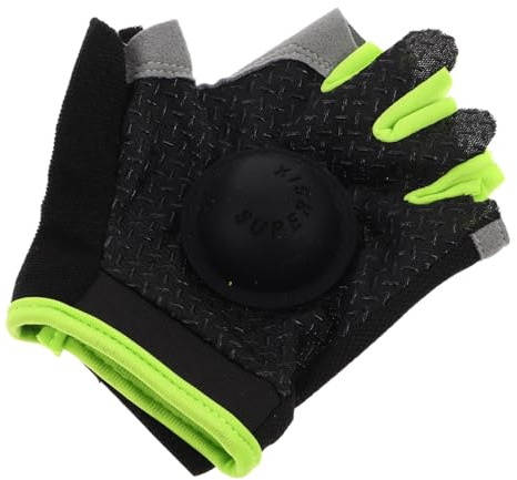 Gogogmee 2 Stück Basketball Dribble Handschuhe Grün-schwarz rutschfest Gepolsterte Trainingshandschuhe zur Ballkontrolle und Geschicklichkeitssteigerung für Basketball-übungen und