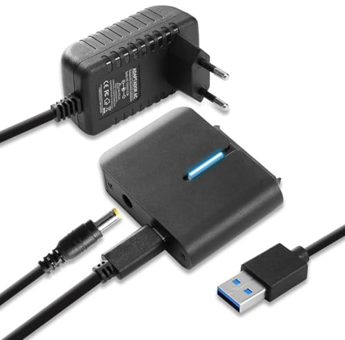 Gbformat 10Gbps USB3.1 Gen2 auf SATA III Festplatten Adapterkabel, USB zu SATA Konverter Adapter Externer Festplattenanschluss für 2.5”/3.5” HDD/SSD Festplatte und SATAOptisches Laufwerk, UASP