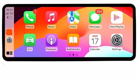 Pantalla Carplay para Mercedes para Benz W205 GLC Clase X253 W446 Radio inalámbrica CarPlay de 12,3