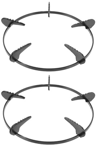 BESPORTBLE Soporte Quemador Cocina Gas 2 Unidades Rejilla Para Fogones Gas Soporte Para Dos Fuegos Estante Para Estabilizar Wok Y Sartén Repuestos Estufas De Butano 9.05 X 9.05 X 1.57 in