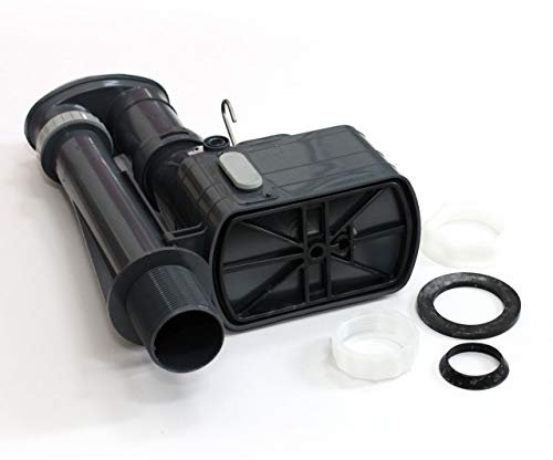 Wirquin DSY8825 Macdee Metro Rapid Oblong Siphon C-Link, Grey/White, 8/2.25-Inch