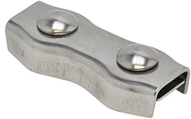 VOSS.farming 5X Verbinder für Seile, 8mm NIRO-Edelstahl Seilverbinder für den Weidezaun