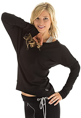 WINSHAPE Damen Freizeit Sport Dance Fitness Ws2 Longsleeve, Schwarz, M EU