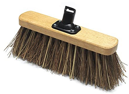 Addis 513877 Bassine Bristles Broom Head, Natural/Black, 7 x 32.5 x 20 cm