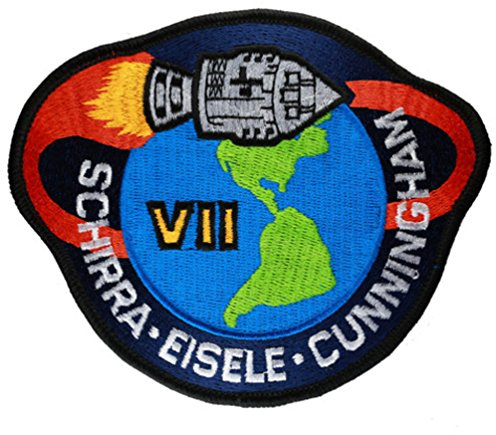 Apollo 7 Mission Embroidered Patch (Official Patch) (10cm Dia) approx by Klicnow