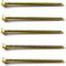 Merriway BH03953 (20 Pcs) M3.5 x 75mm 3 inch EB Raised CSK Electrical Plug Socket Switch Machine Screw - Pack of 20 Pieces, Brass