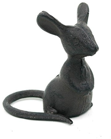 Ascalon Cast Iron Listening Mouse Ornament
