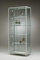 Produktvitrine & Standvitrine 41,5 x 78 x 183,5 cm – schmale Glasvitrine abschließbar & rollbar & Spiegelrückwand – LED Beleuchtung – ideal für Ausstellungen, Messen & Geschäfte