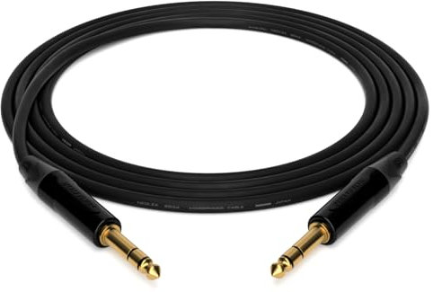 enoaudio Mogami 2534 Quad Cavo professionale studio bilanciato | Neutrik Gold 6,3mm TRS | HiFi - 3,0 m