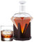 AMAVEL Whiskyset mit Diamantkaraffe und Whiskyglas mit Diamant Gravur, Personalisiert mit Name und Jahreszahl, Whiskey Dekanter