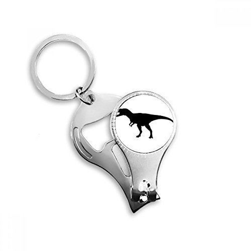 Miniatur Dinosaurier Knochen Nagelzange Ring Schlüsselanhänger Flaschenöffner Clipper