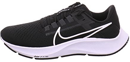 Nike Damen Air Zoom Pegasus 38 Sneaker, Black White Anthracite Volt 002, 35.5 EU