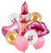 JeVenis Lip Balloons Lipstick Balloons Makeup Birthday Party Decorations Spa Birthday Banner Spa Party Decoration