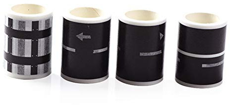 Domire DIY Tape Traffic Tape Railway Road Washi Tape Verkehrsstraße Dekorative Bänder Masking Bänder Highway Road Tape Klebstoff Für Spielzeugautos