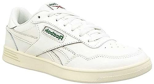 Reebok Men Court Advance Sneaker, Chalk/Dark Green/Flash Red, 3