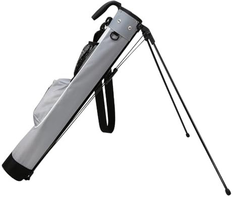 PGM Golf Bags - Leichte PGM Golftasche mit Gurt und Ständer - Leicht zu tragen und langlebig Pitch Putt Golftasche - Golftasche für die Driving Range, Par 3 und Executive Courses - Golf Gun Bag 2.0