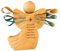 Engel Figur zur Taufe, Schutzengel mit Gravur, Holzengel Dekofigur, Geldgeschenk für Mädchen und Jungen, Taufgeschenk, Holz Deko Engel, Geschenke zur Geburt, Holzfiguren Dekoration, Engelfigur