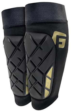G-Form Pro-S Elite X Schienbeinschoner - Athletische Schutzausrüstung - Sport-Schienbeinschützer für Fußball - Mattschwarz, Erwachsene Small