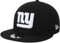 New Era NFL 9FIFTY Black White Adjustable Snapback Hat Cap One Size Fits All, New York Giants, Einheitsgröße
