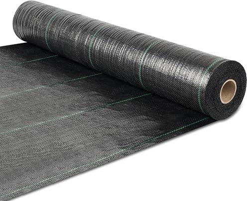 TOPHOUSE Toile de protection contre les mauvaises herbes robuste et durable (90,7 g)