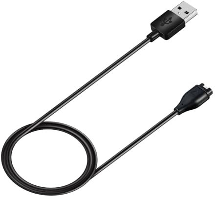 ulafbwur Cavo di ricarica USB di ricambio in TPE per Garmin Fenix 6 6S 6X Vivoactive Venu Instinct