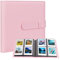 288 Taschen Fotoalbum für Fujifilm Instax Square SQ1/SQ6/SQ10/SQ20 Kamera, Kodak Mini 3 Square, Mini 3 Retro, Mini Shot 3 Square, Mini Shot 3 Square Retro Drucker, Kodak 3x3 Fotos (Pink)