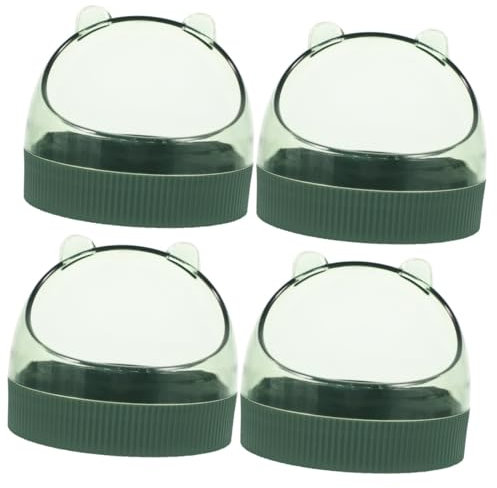 DOITOOL 4pièces Gamelle Suspendue pour Hamster Et Animal Bol Amovible pour Nourriture Et Eau Accessoire Pratique Midi pour Rongeurs