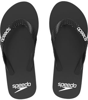 Speedo Men's Flip Flop | Flipflops | Beach Footwear for Men Sandals, Pantone Black, 11