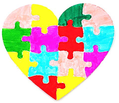 Ranuw Valentinstag Liebe Puzzle Metall Stanzformen Schablone DIY Scrapbooking Album S Stanzmaschinen Elektrisch