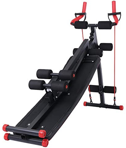 Roman Chair 6-in-1-Rückenbrett, Liegestütze, Fitnessgeräte, Beauty-Taillengerät, Rudergerät, Heim-Sit-Up-Bank