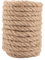 YAYODS Corde en chanvre 12 m - 20 mm - Cordon naturel Ø 20 mm - Corde en jute décorative - Décoration de jardin, corde, corde de rampe, corde de bateau, tir à la corde, corde de barrière