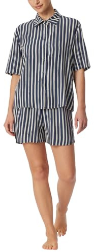 Schiesser Damen Pyjama Kurze Hose Kurzarm - Selected Premium