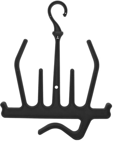 Diving Hanger Heavy Duty Quick Drying Wetsuit Hanger Diving Gears Dry Drain Rack for Boots Gloves Goggles Scuba Accessories (Black)