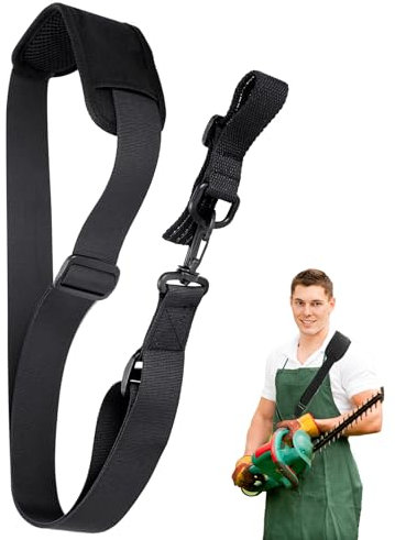 XQMMGO Tragegurt Motorsense, Tragegurte Schultergurt aus Nylon, Verstellbar Gurt für freischneider, Schultergurt Rasentrimmer, Kompatibel mit den meisten Rasentrimmer