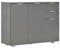 QJBSAVVA Anrichte Küche Wohnzimmerschrank Vitrinenschrank Geschirrschrank - Sideboard Hochglanz-Grau 107x35x80,5 cm für Aufbewahrung Von Lebensmitteln Büro Aufbewahrung des Geschirrs Küche