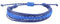 TRIPLE K&S Triplek&s Damen-Armband, geflochten, Glücksbringer, verstellbar, Yoga, geflochtenes Seil, Freundschaftsschmuck (Blue)