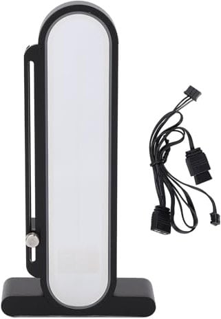 Topiky ARGB GPU Support Bracket, Graphics Card Brace Support, Adjustable Height RGB GPU Stand, 5V 3Pin Video Card Holder, Anti Sag GPU Bracket with Magnetic Base, Temperature Display
