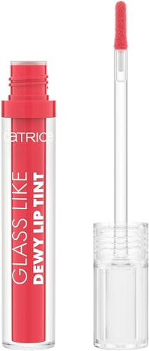 Catrice Glass Like Dewy Lip Tint, Lipgloss, Nr. 020, Pink, Färbeeffekt, glänzend, vegan, ohne Parabene, ohne Mikroplastikpartikel, Nanopartikel frei, 1er Pack (3ml)