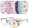 Telooco 8 Pièces Cache-Yeux pour Lunettes Enfants Filles Cache-Yeux de Dessin Animé Verres de Lunettes Masques Colorés pour Garçons Enfants Atteints de Strabisme Masques pour les Yeux