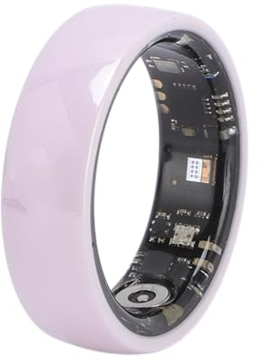 Annadue NFC Smart Ring - Keramik wasserdichte Fitness -Tracker mit 5ATM IP68, Stiefenschalter, Multi -Sport -Modi, Magnetisches Ladung, Leichter Gesundheitsring für (17,5 mm / 0,69in)