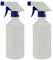 2pcs 500 ml de pulvérisation en plastique à l'épreuve des fuites, pulvérisateurs polyvalents vides pour les produits chimiques de nettoyage, jardinage, coiffure, désinfectants et bricolages, bla