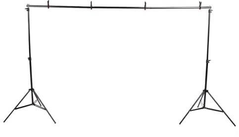 Yinhing Photo Backdrop Stand Kit Aluminum Alloy Support System for Portrait Studio Photography Easy Assembly with Improved Spring Clamps Height 70 200cm Ideal for Newborns Events Product