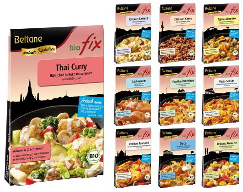 Beltane biofix Kulinarische Weltreise - 10 x 2 Portionen - Bio