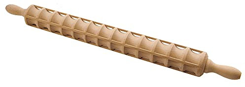 Eppicotispai Beechwood Ravioli Rolling Pin, 40 Raviolis, 23.6-Inch