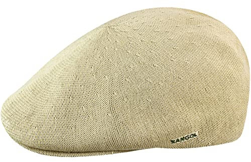 Kangol Gorra Gatsby Bambus 507 Mujer/Hombre - Fibra de bambú Gorro Ivy con Visera Verano Primavera/Verano - S (54-55 cm) Beige