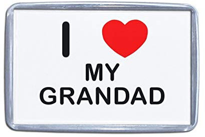 I Love My Grandad - Small Plastic Fridge Magnet